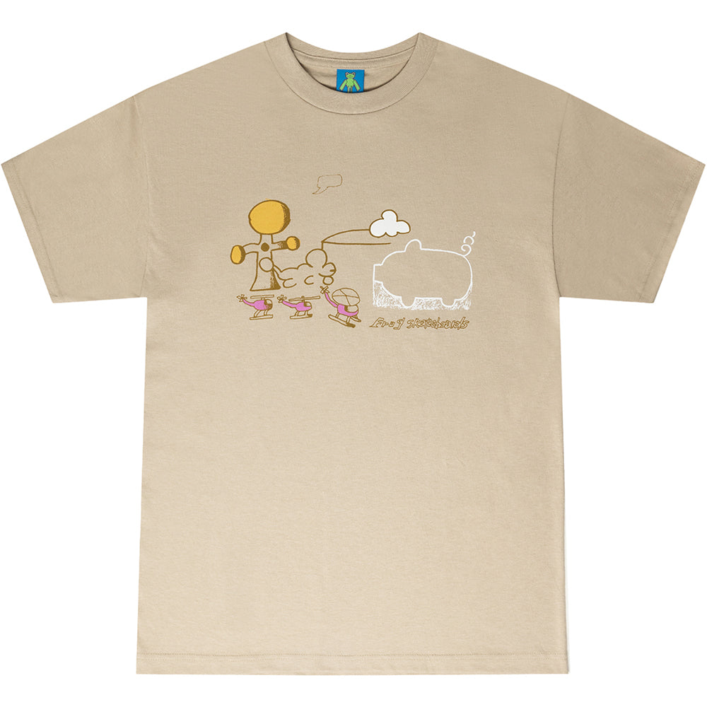 Frog Cloud Landed Tee Sand