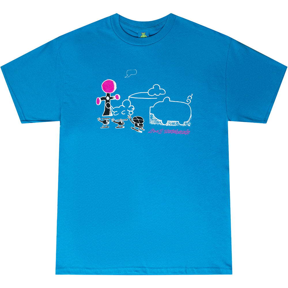 Frog Cloud Landed Tee Teal