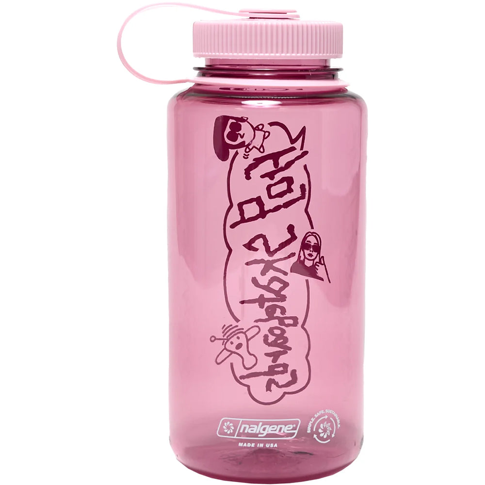 Frog Nalgene Water Bottle Pink