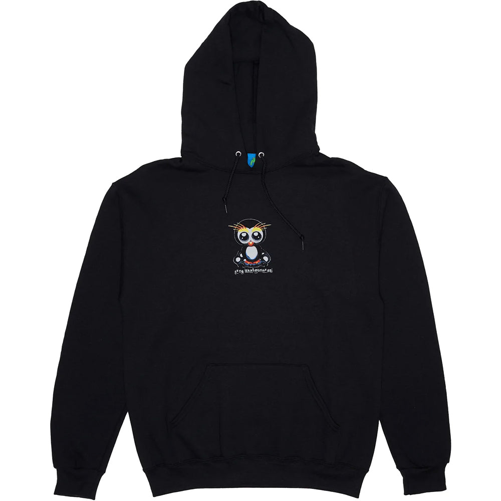 Frog Secret Penguin Hoodie Black