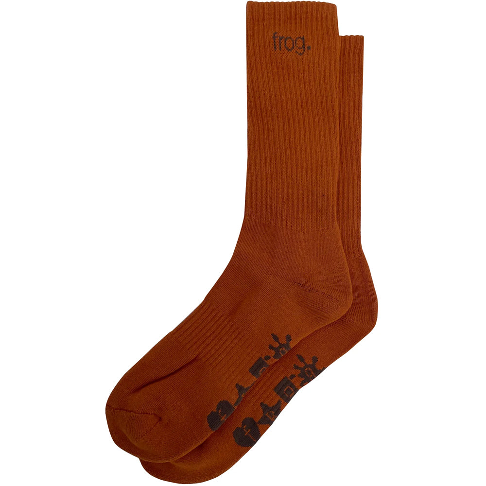 Frog Socks Brown