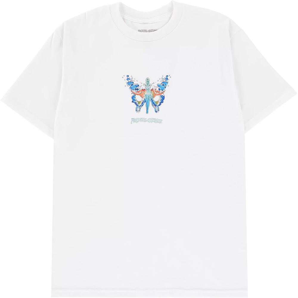 Fucking Awesome Butterfly Short Sleeve Tee White