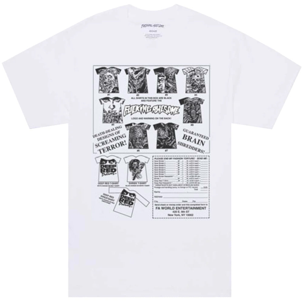 Fucking Awesome Gore Shriek Tee White