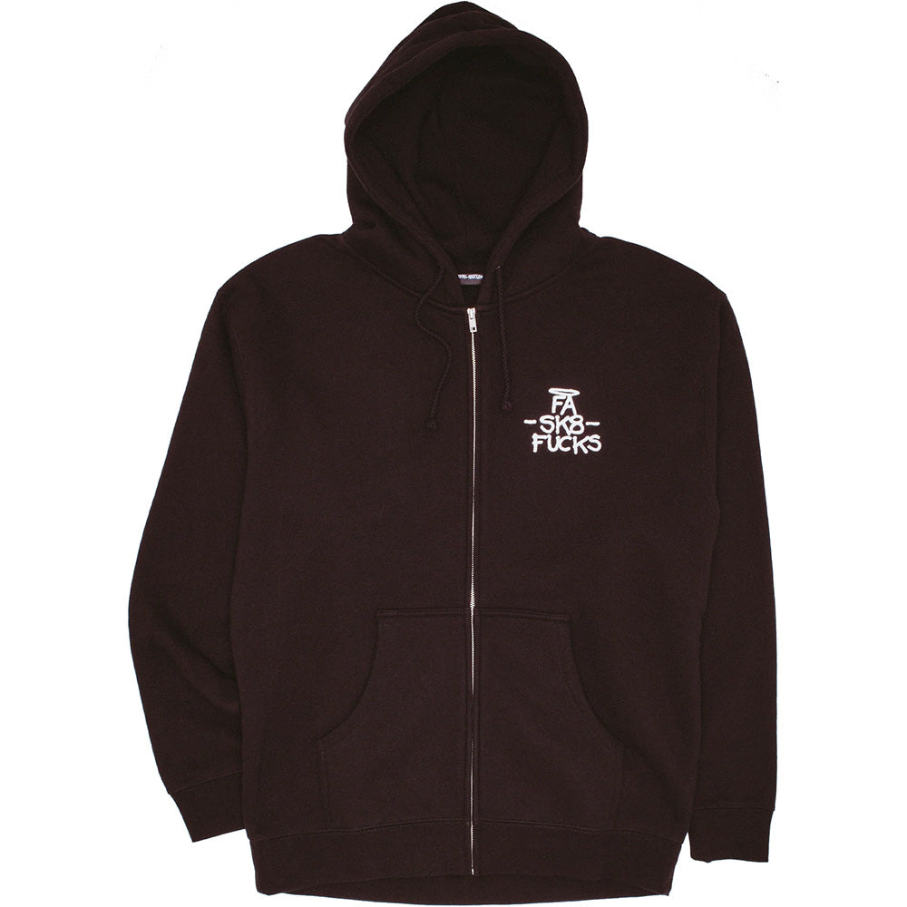 Fucking Awesome SK8 Fucks Zip Hoodie Black