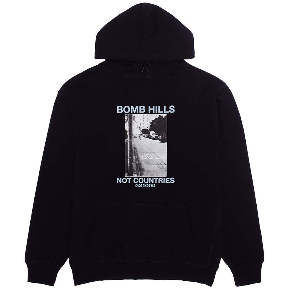 GX1000 Bomb Hills SK8 Fit Hoodie Black