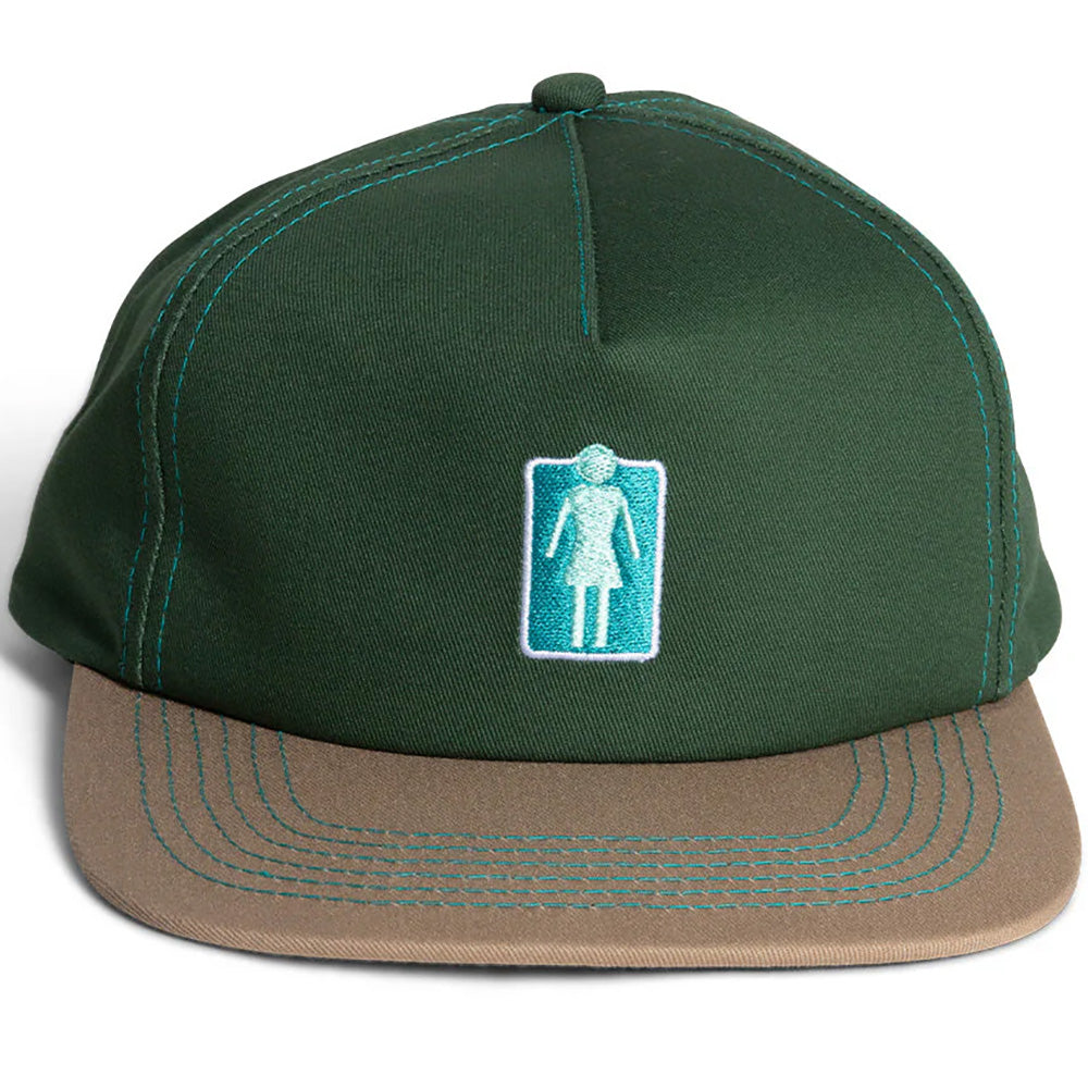 Girl Lovers OG 5 Panel Hat Forest Green