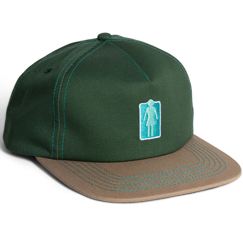 Girl Lovers OG 5 Panel Hat Forest Green