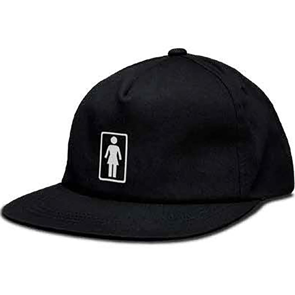 Girl OG 93Til 5 Panel Hat Black