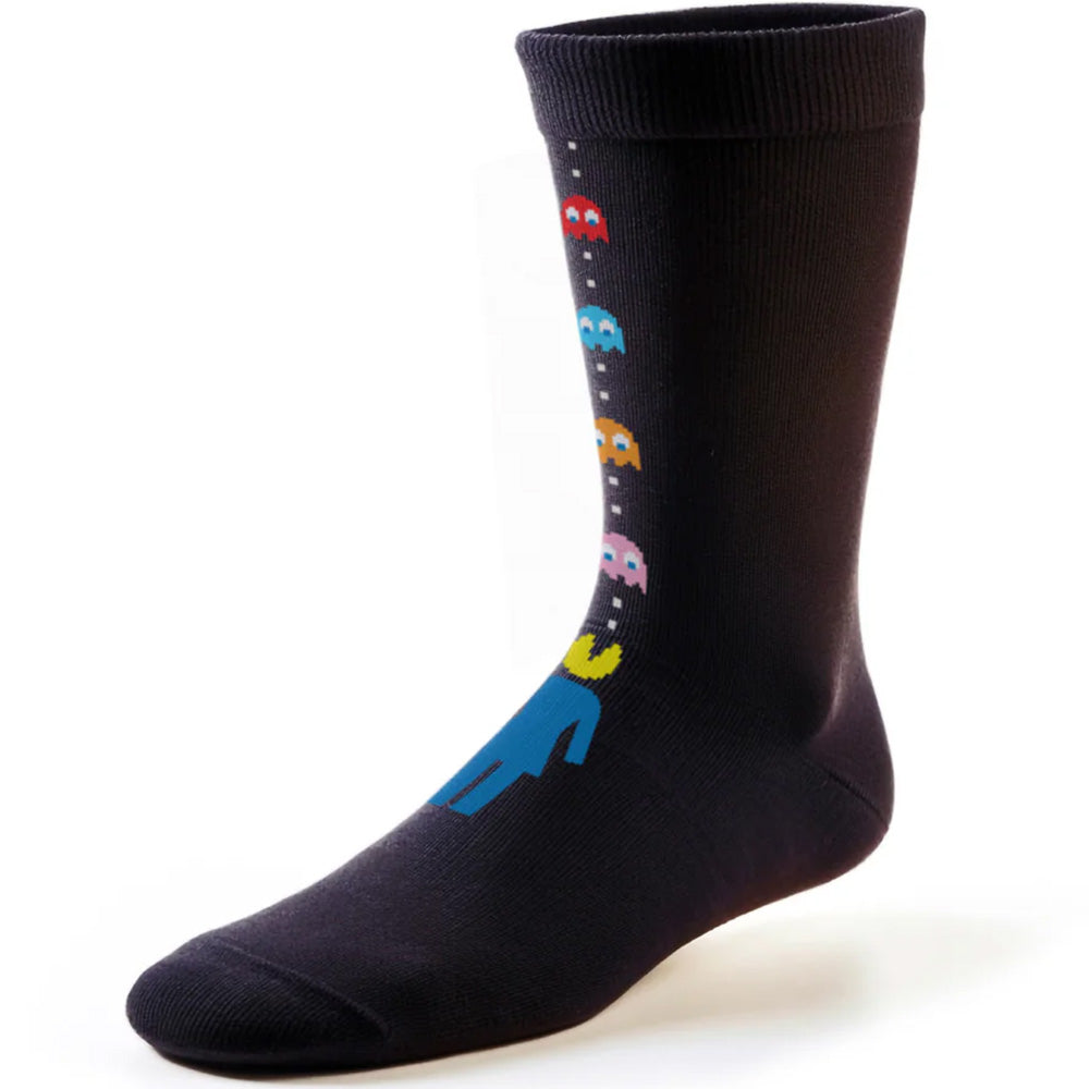 Girl Pac-Man Game Over Socks Black