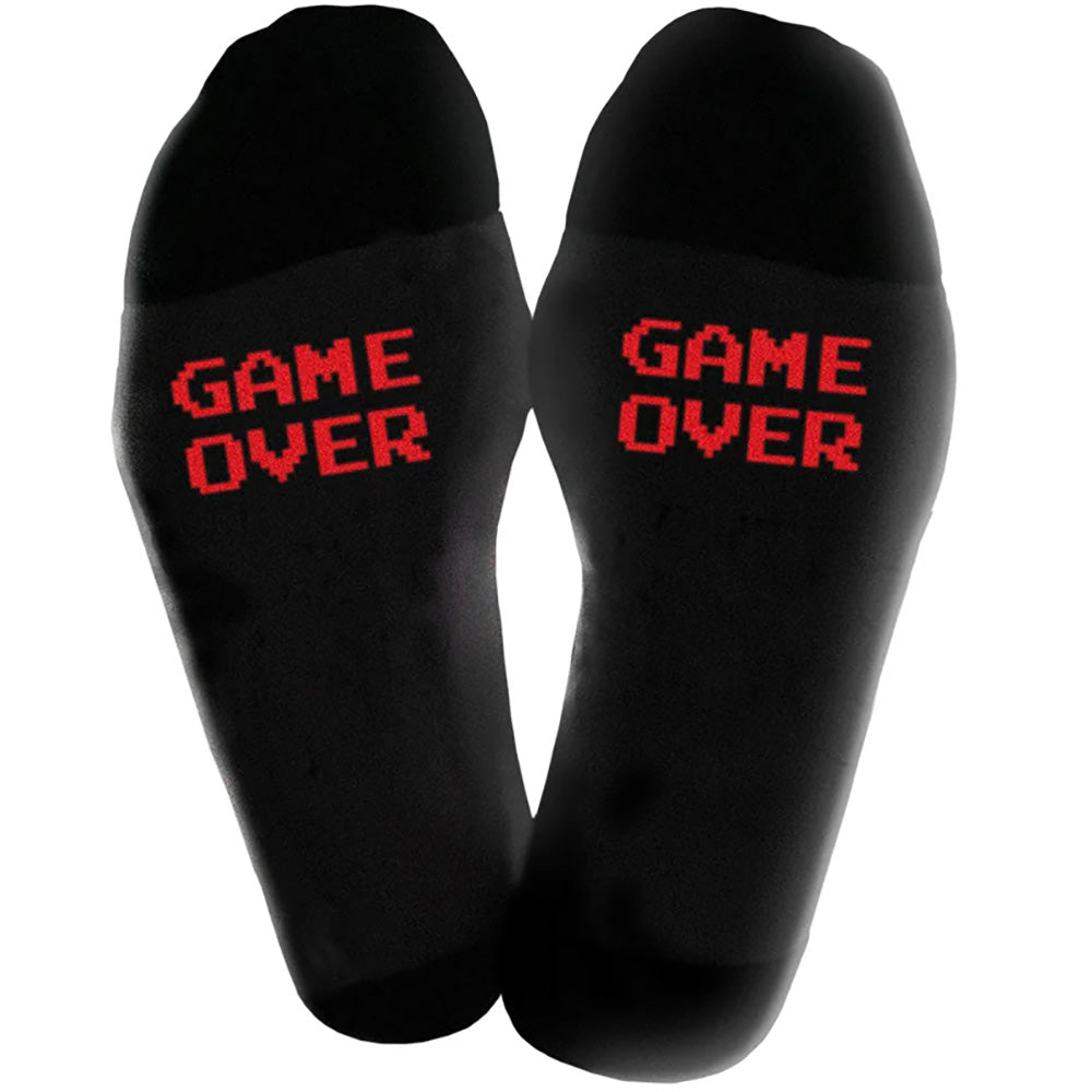 Girl Pac-Man Game Over Socks Black