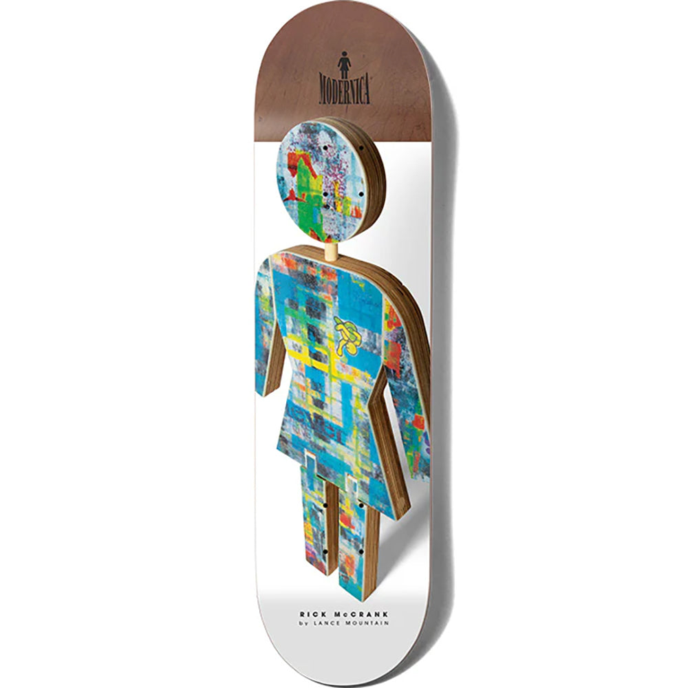 Girl Rick McCrank Modernica Lance Mountain Twin Tip Skateboard Deck 8.25"