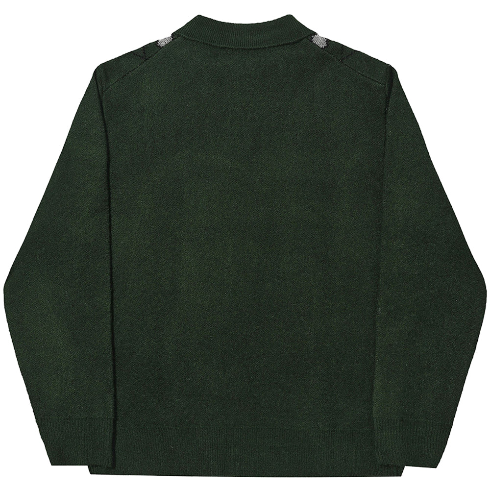 Hélas Apres-Ski Polo Knit Green