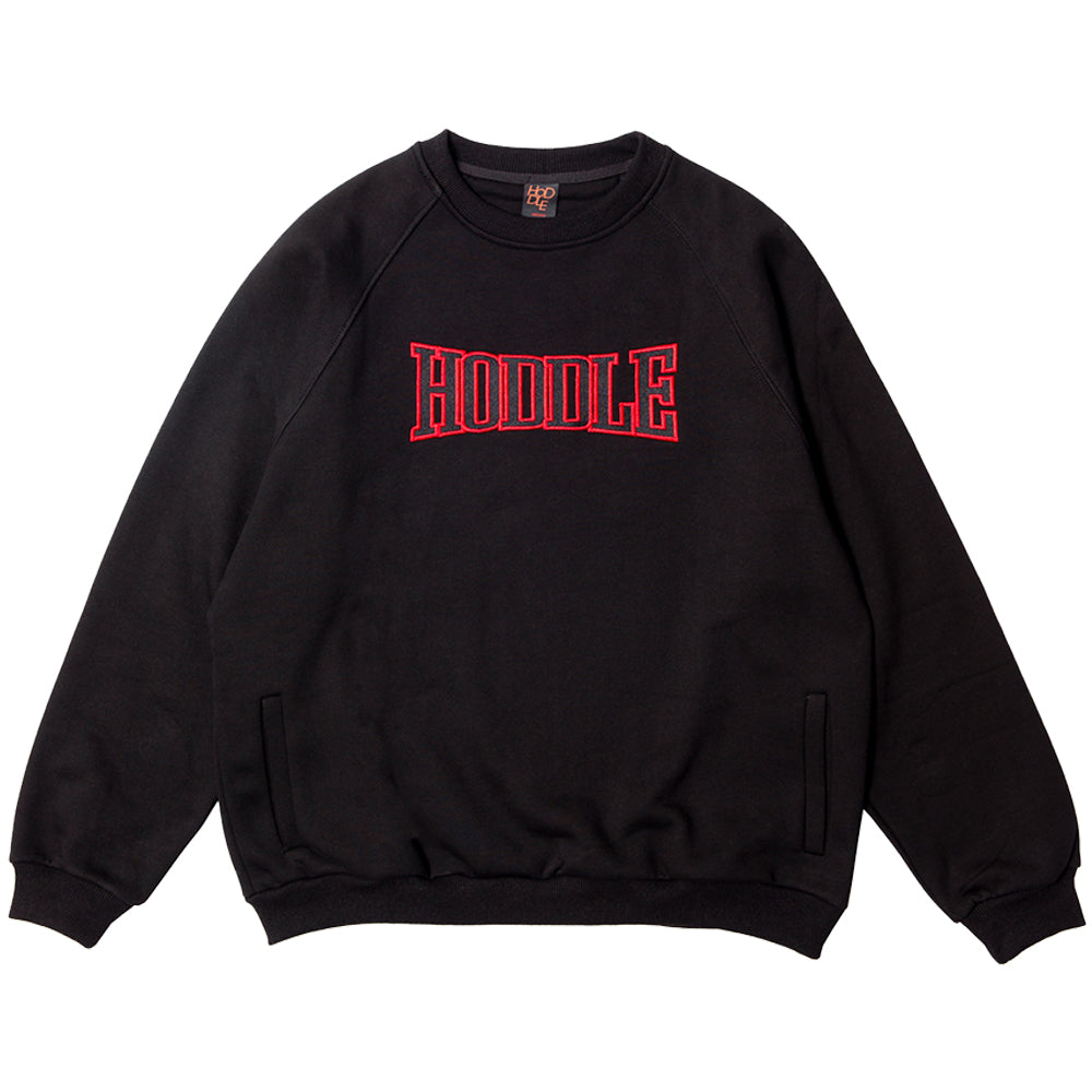 Hoddle Satellite Crew Sweatshirt Black