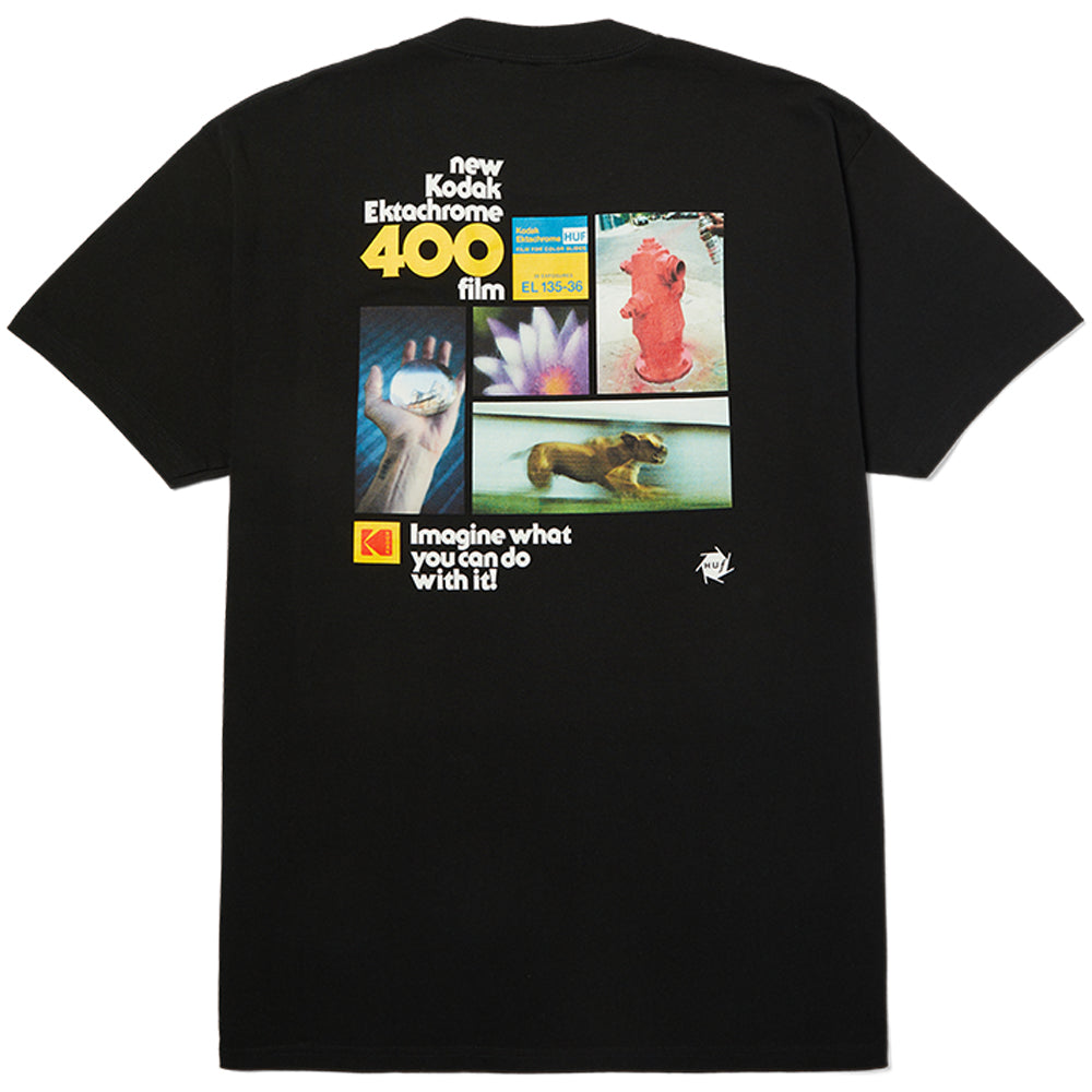 HUF x Kodak Imagine What Tee Black