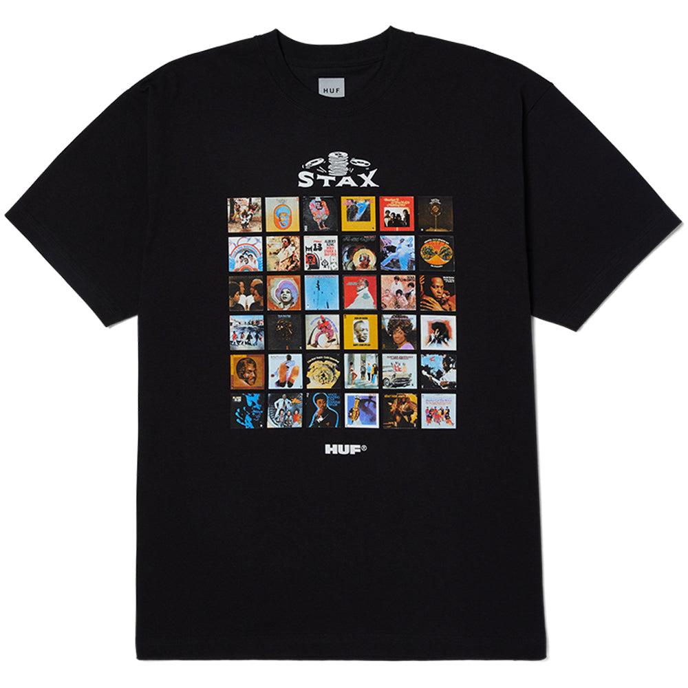 HUF x Stax Soulsville USA T Shirt Black