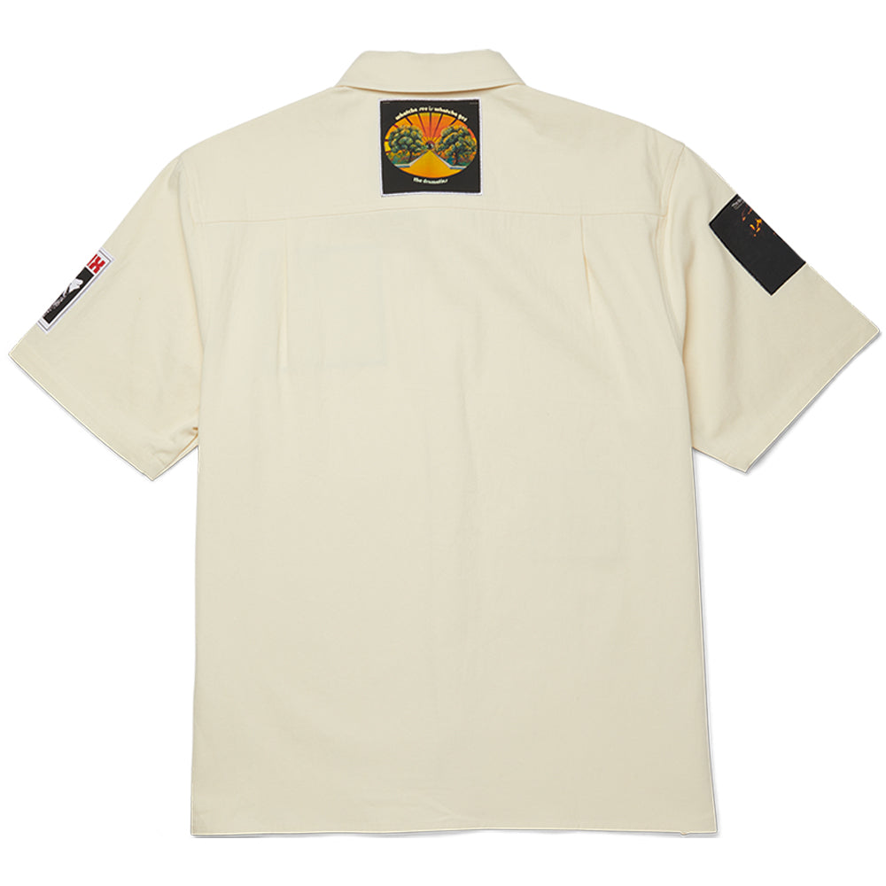 HUF x Stax Patches Button Up Natural