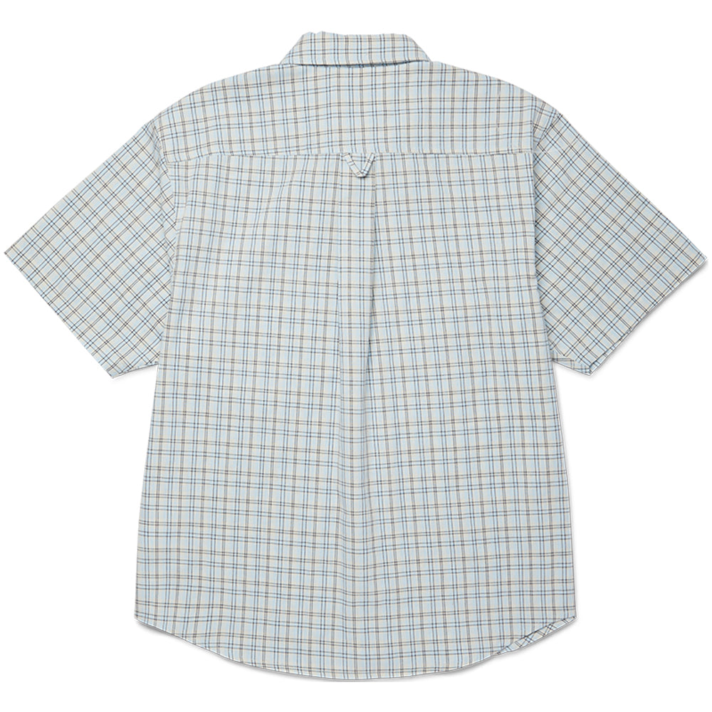 HUF Total Eclipse Short Sleeve Shirt Light Blue