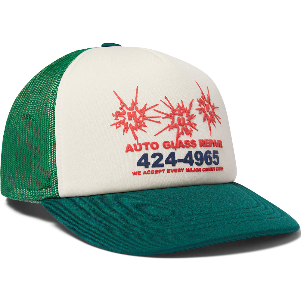 HUF Auto Glass Trucker Hat Green