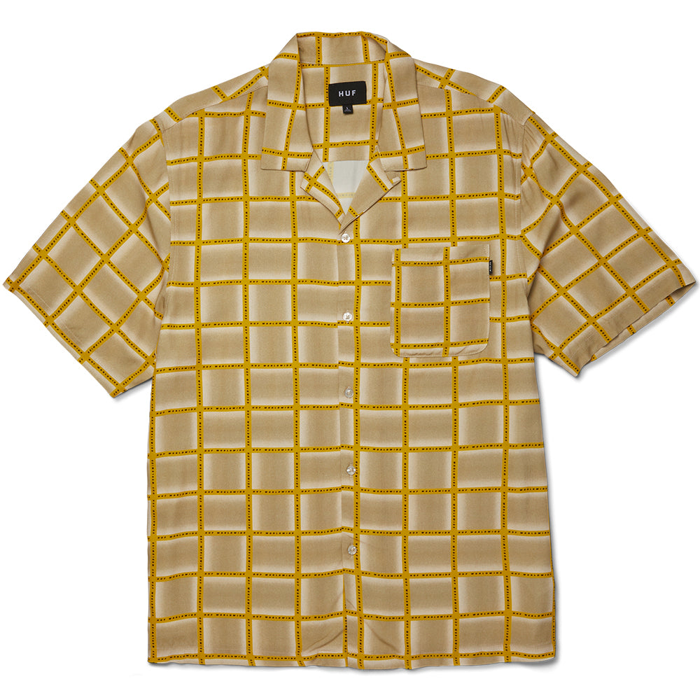 HUF Flynn Resort Shirt Mustard