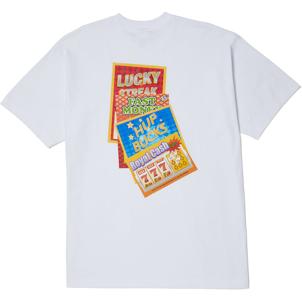 HUF Lucky T Shirt White