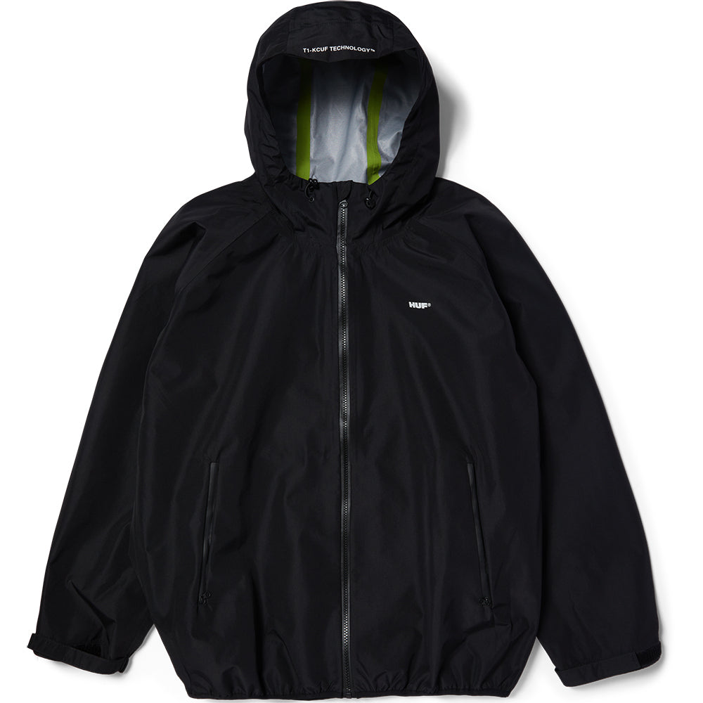 HUF Rainier Shell Jacket Black