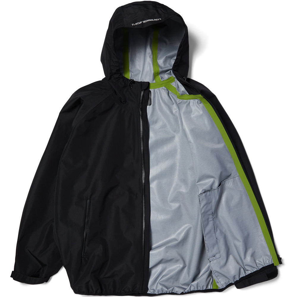 HUF Rainier Shell Jacket Black