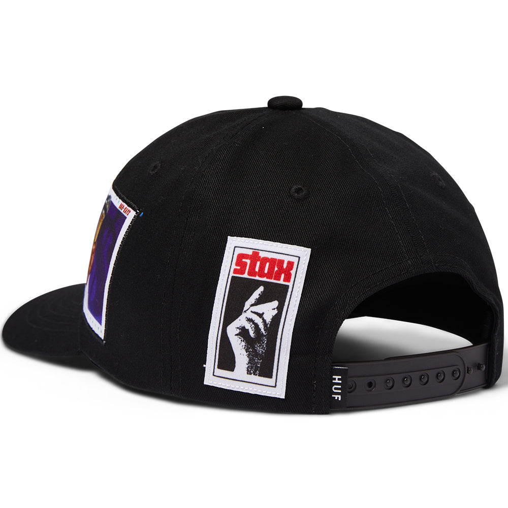 HUF x Stax Patches Snapback Hat Black