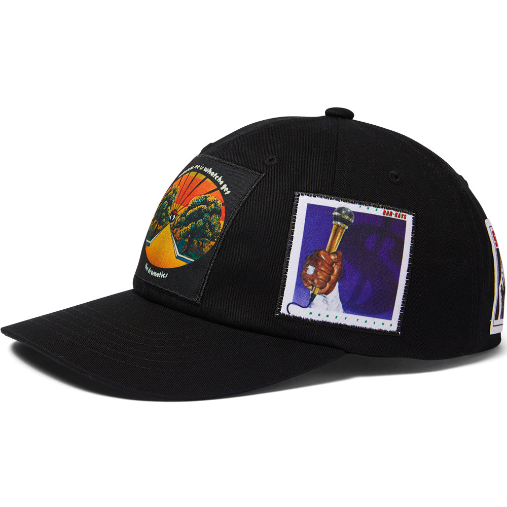 HUF x Stax Patches Snapback Hat Black