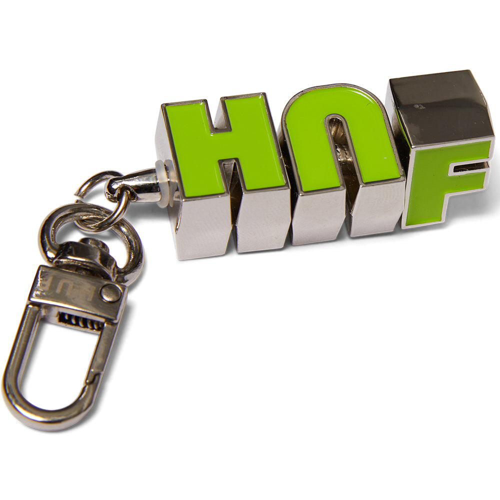 HUF Swivel Keychain Silver