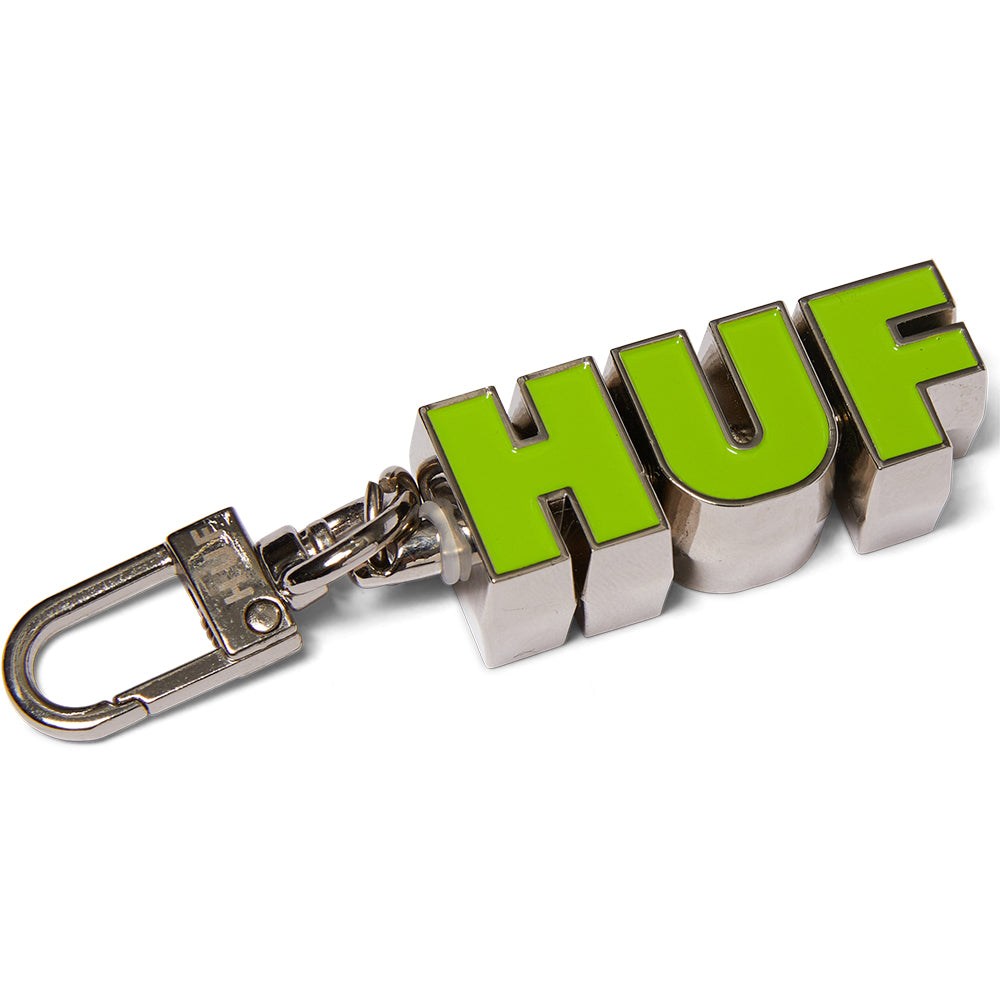 HUF Swivel Keychain Silver