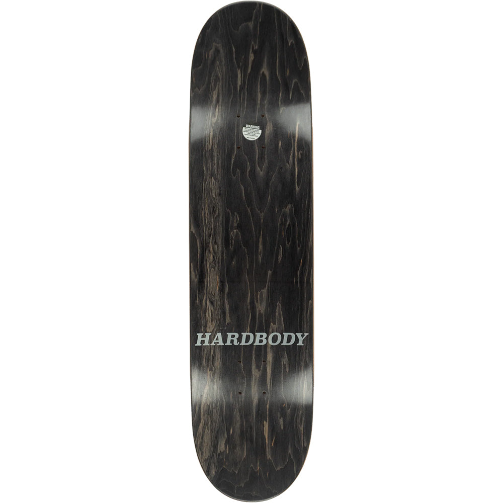 Hardbody OD Stacked Engine Red Skateboard Deck 8.25" Long