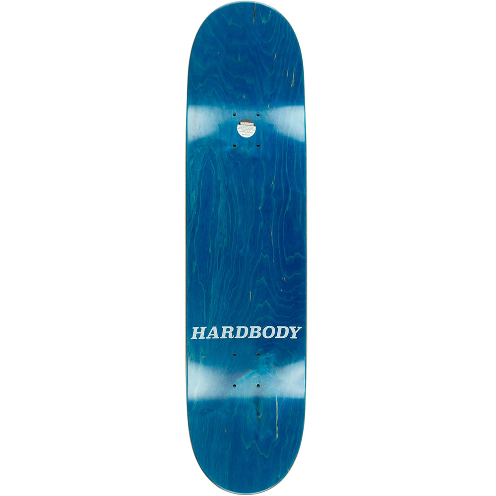 Hardbody Saber Blue Skateboard Deck 8.5" Long