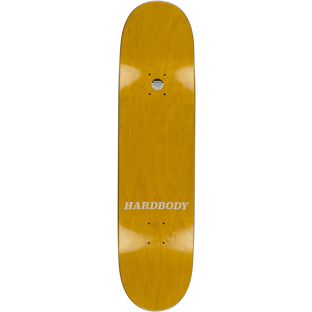 Hardbody Stacked Red/Black Skateboard Deck 8.5" Short