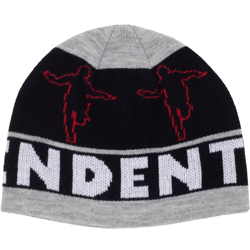 Hockey x Independent Indy Hank Beanie Black/Grey/Red | NOTE shop