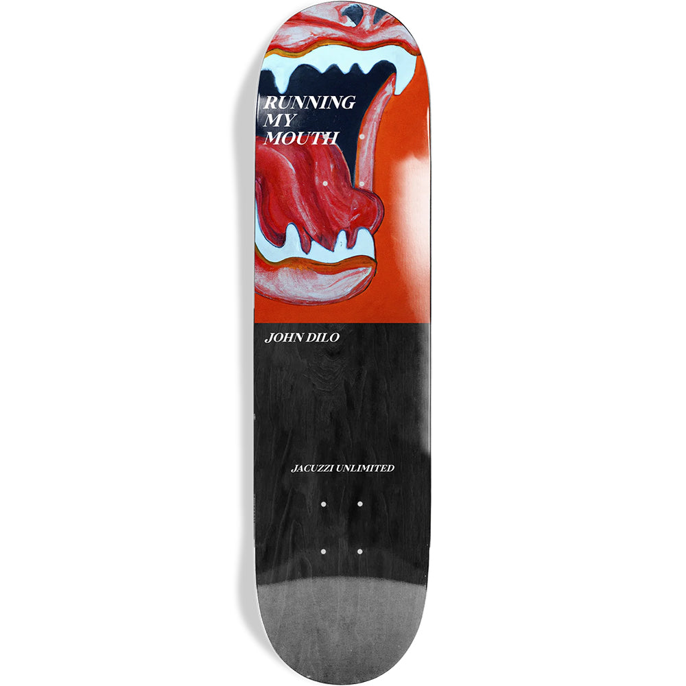 Jacuzzi Unlimited John Dilo Mouth Marathon Skateboard Deck 8"