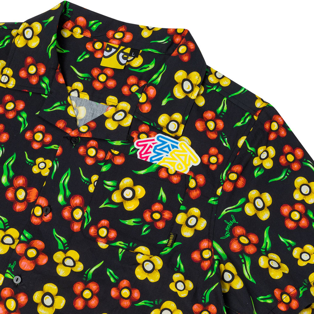 Krooked Aloha Flower Short Sleeve Shirt Multi