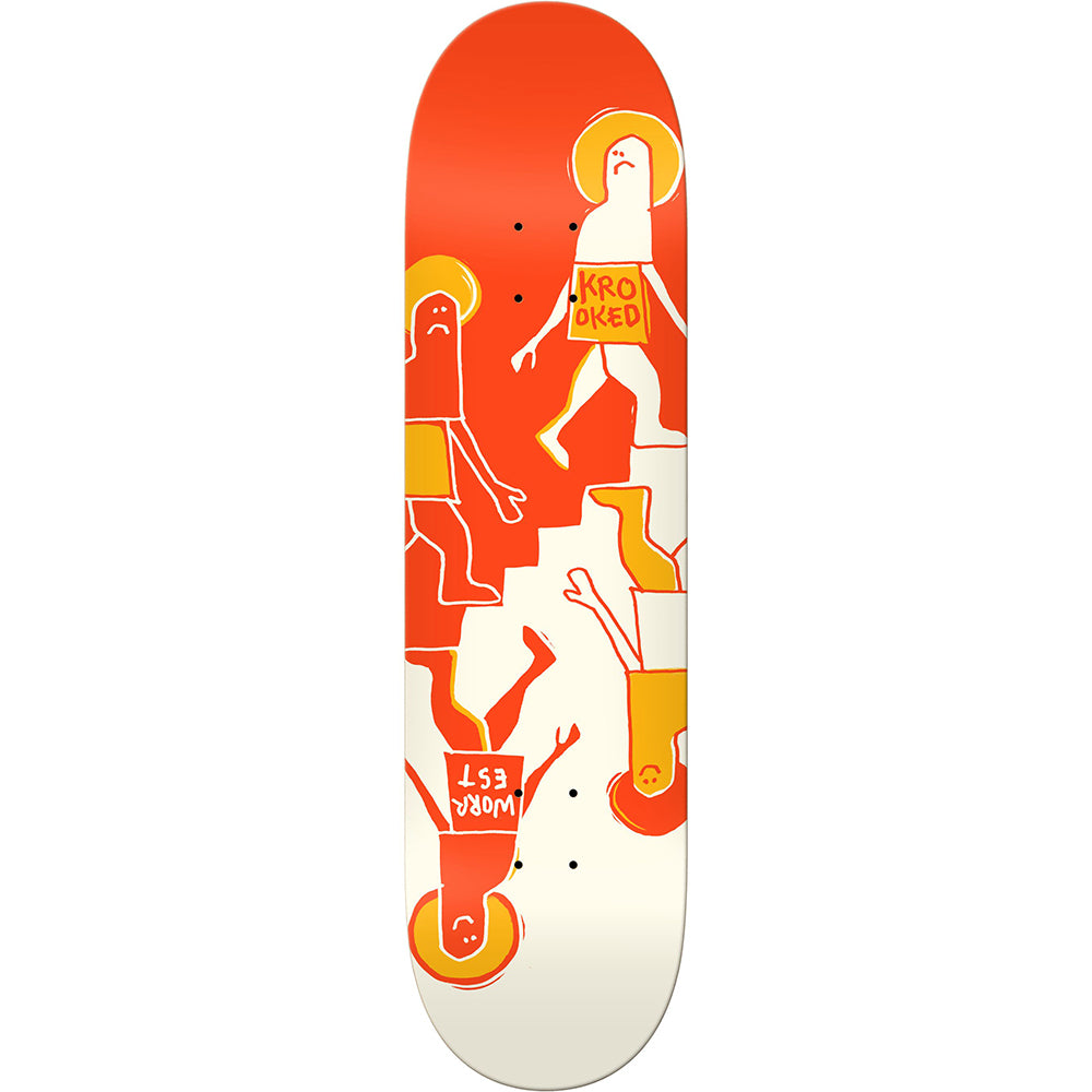 Krooked Bobby Worrest Up Down Twin Tail Slick Deck 8.3"