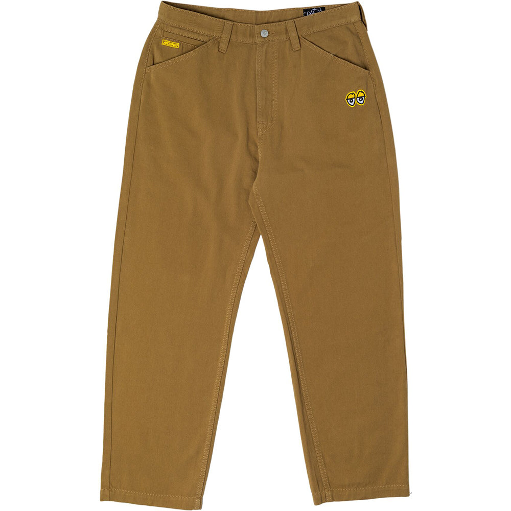 Krooked Eyes Twill Pants Khaki