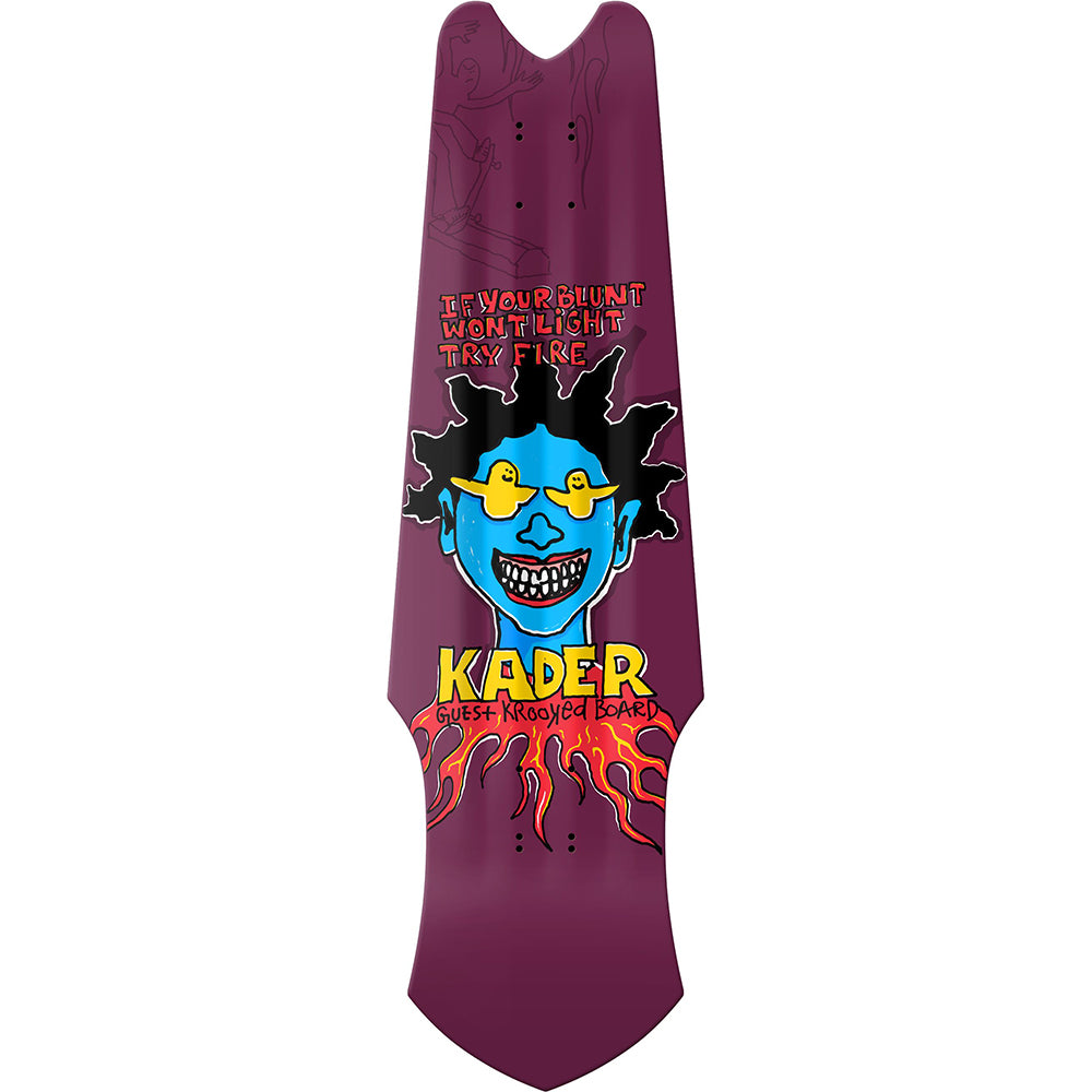 Krooked Kader Sylla Guest Tri-Plane Skateboard Deck 9.75"