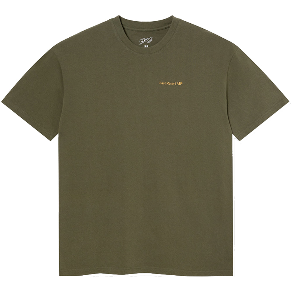 Last Resort AB Atlas Monogram Tee Tactile Green