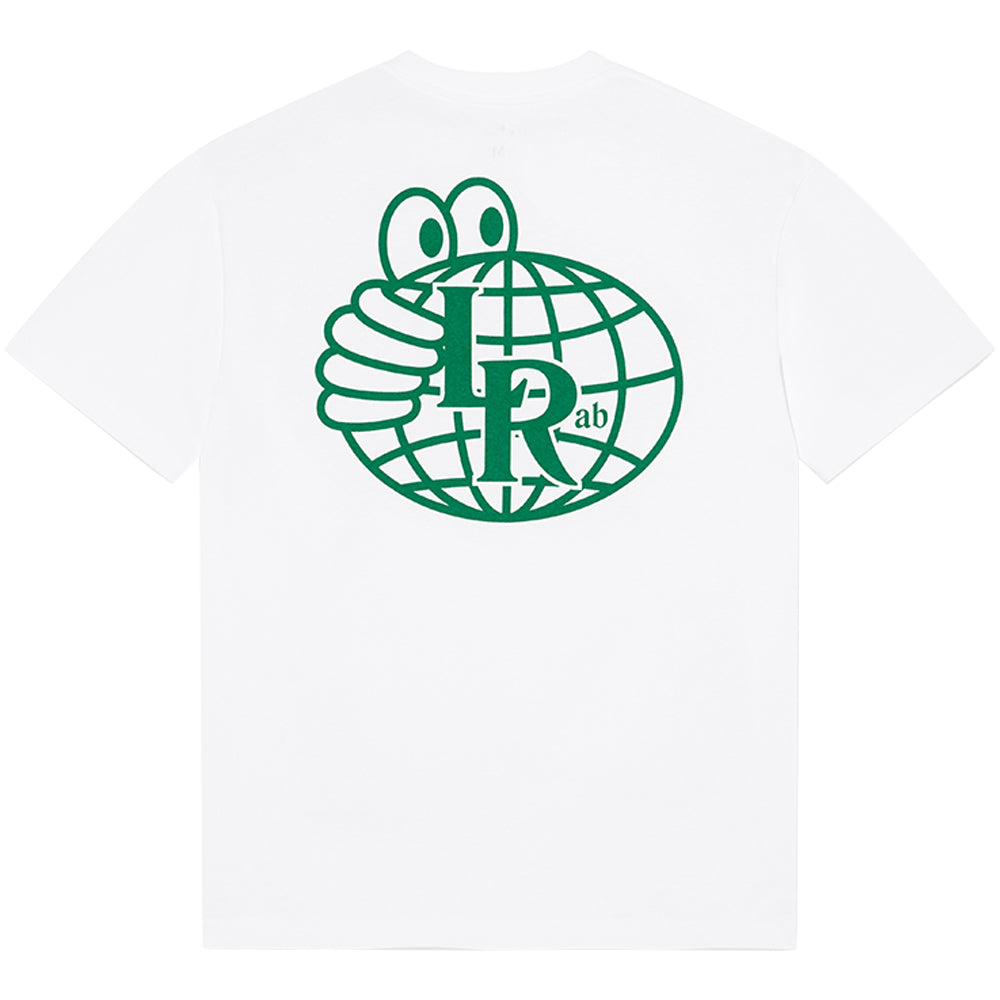 Last Resort AB Atlas Monogram SS Tee White/Kelly Green