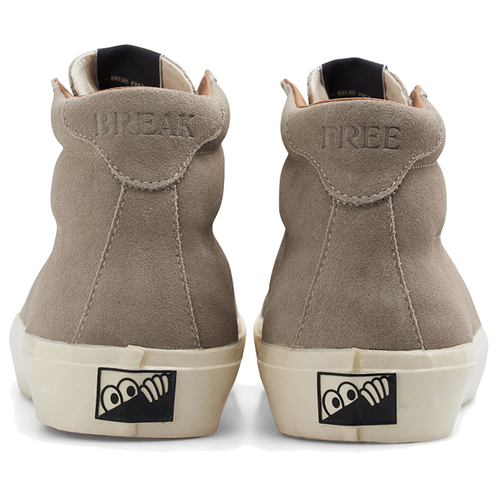 Last Resort AB VM001 Hi Suede Shoes Fog Grey/White