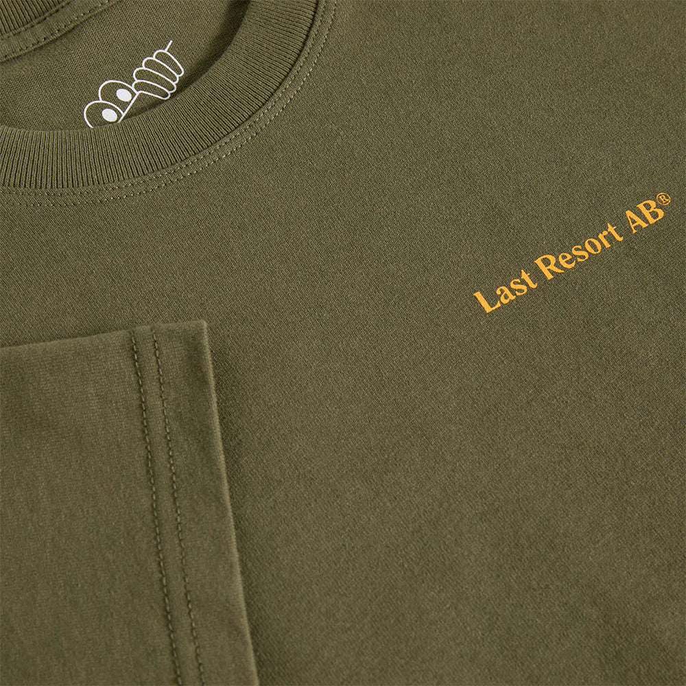 Last Resort AB Atlas Monogram Tee Tactile Green