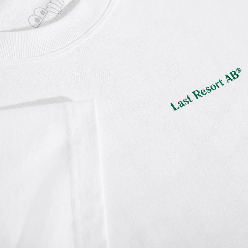 Last Resort AB Atlas Monogram SS Tee White/Kelly Green