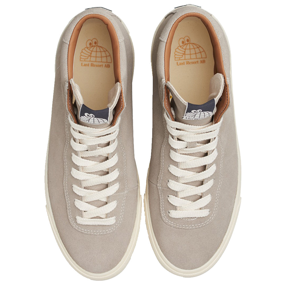 Last Resort AB VM001 Hi Suede Shoes Fog Grey/White