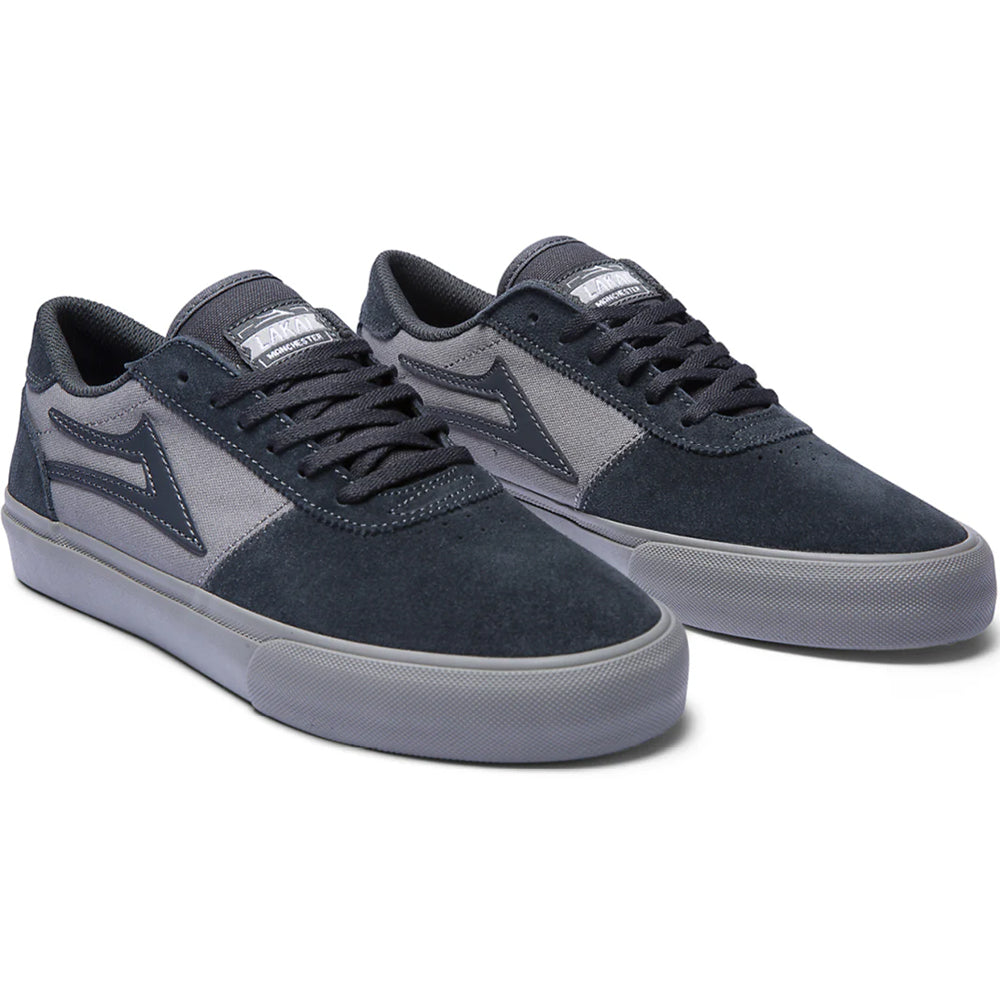 Lakai Manchester Shoes Charcoal Suede