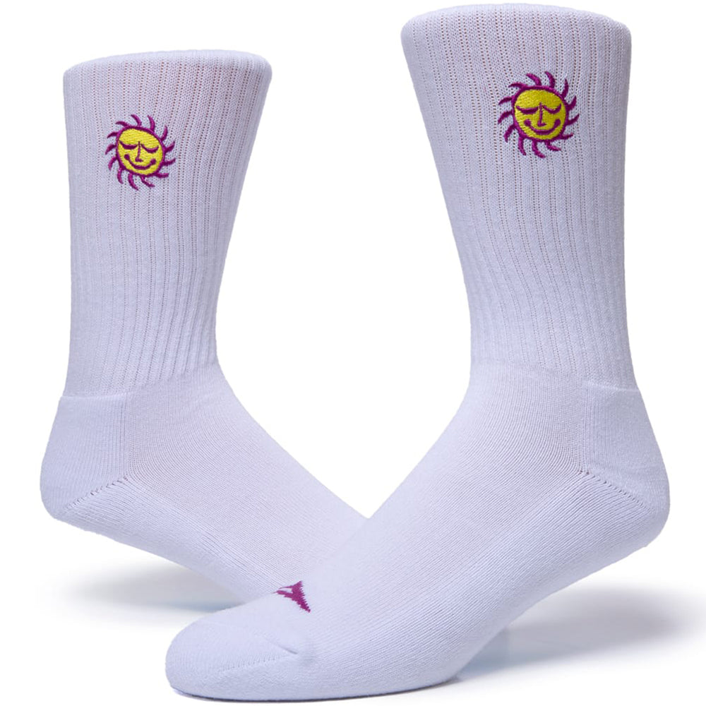 Lakai Sunny Crew Socks White