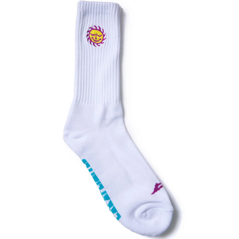 Lakai Sunny Crew Socks White