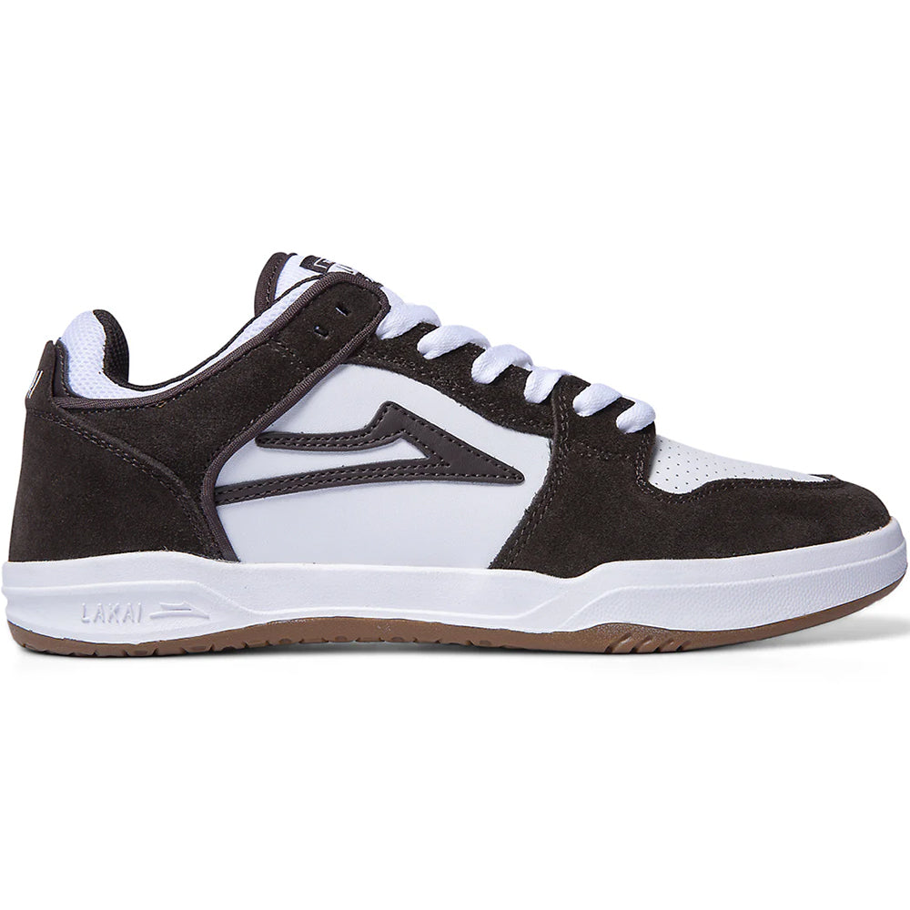 Lakai Telford Low Shoes Chocolate/White Suede