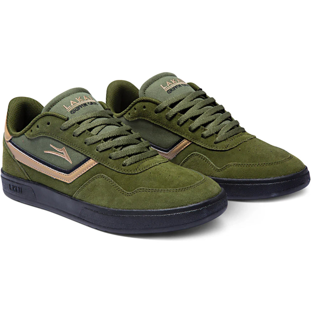 Lakai Terrace Shoes Olive Suede